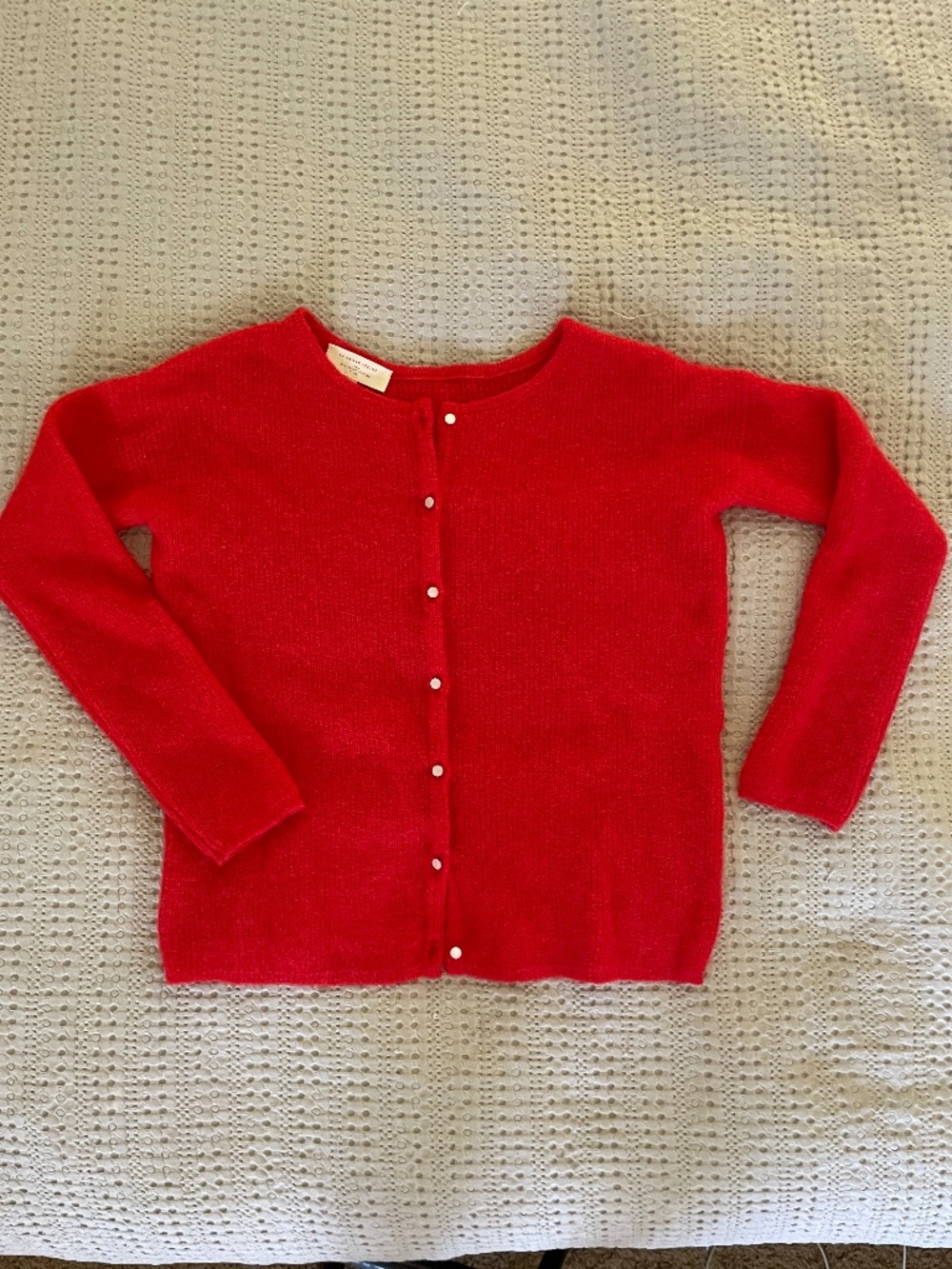 Sezane Gaspard Cardigan in Red XXS